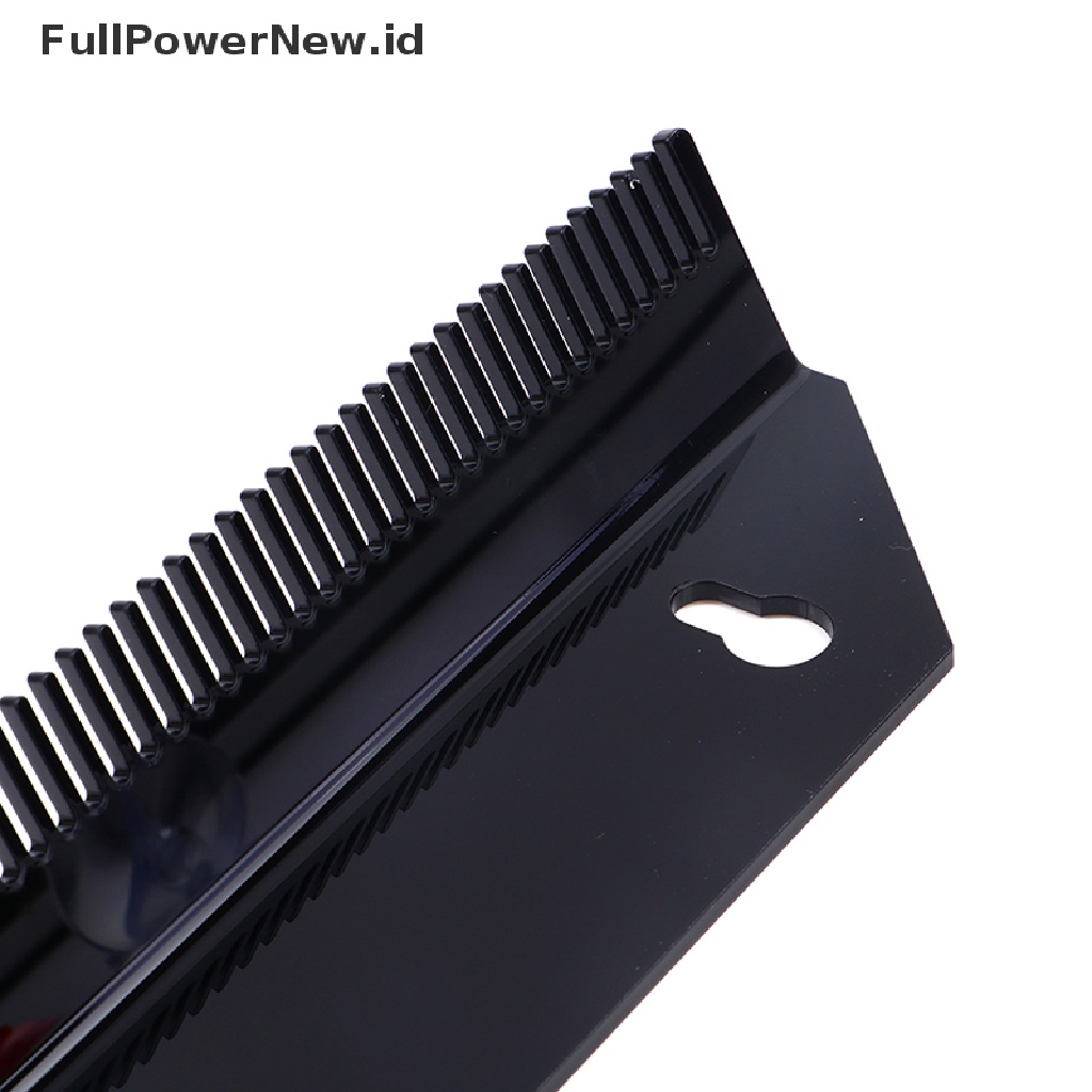 Power Hair Extension Akrilik Helai Rambut Holder Display W/Fine-toothed Comb Storage ID