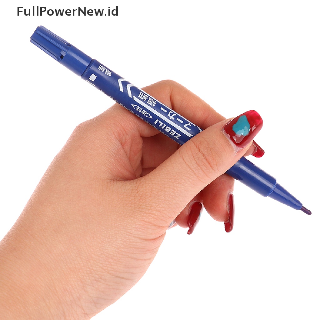 Power Dual-Tip Skin Marker Pen Penanda Posisi Tato Alat Tato ID