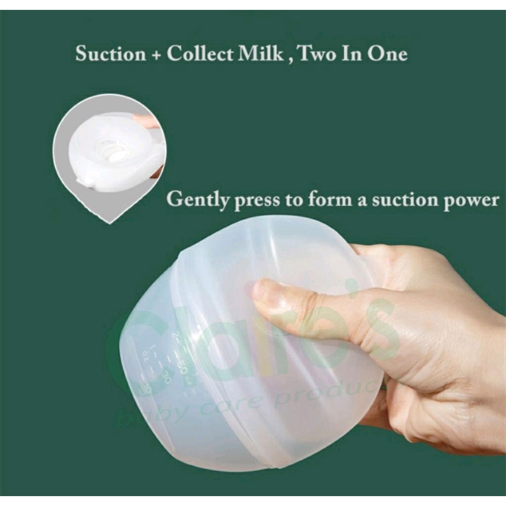 CLAIRE'S SILICONE BREAST MILK COLLECTOR / PENAMPUNG ASI