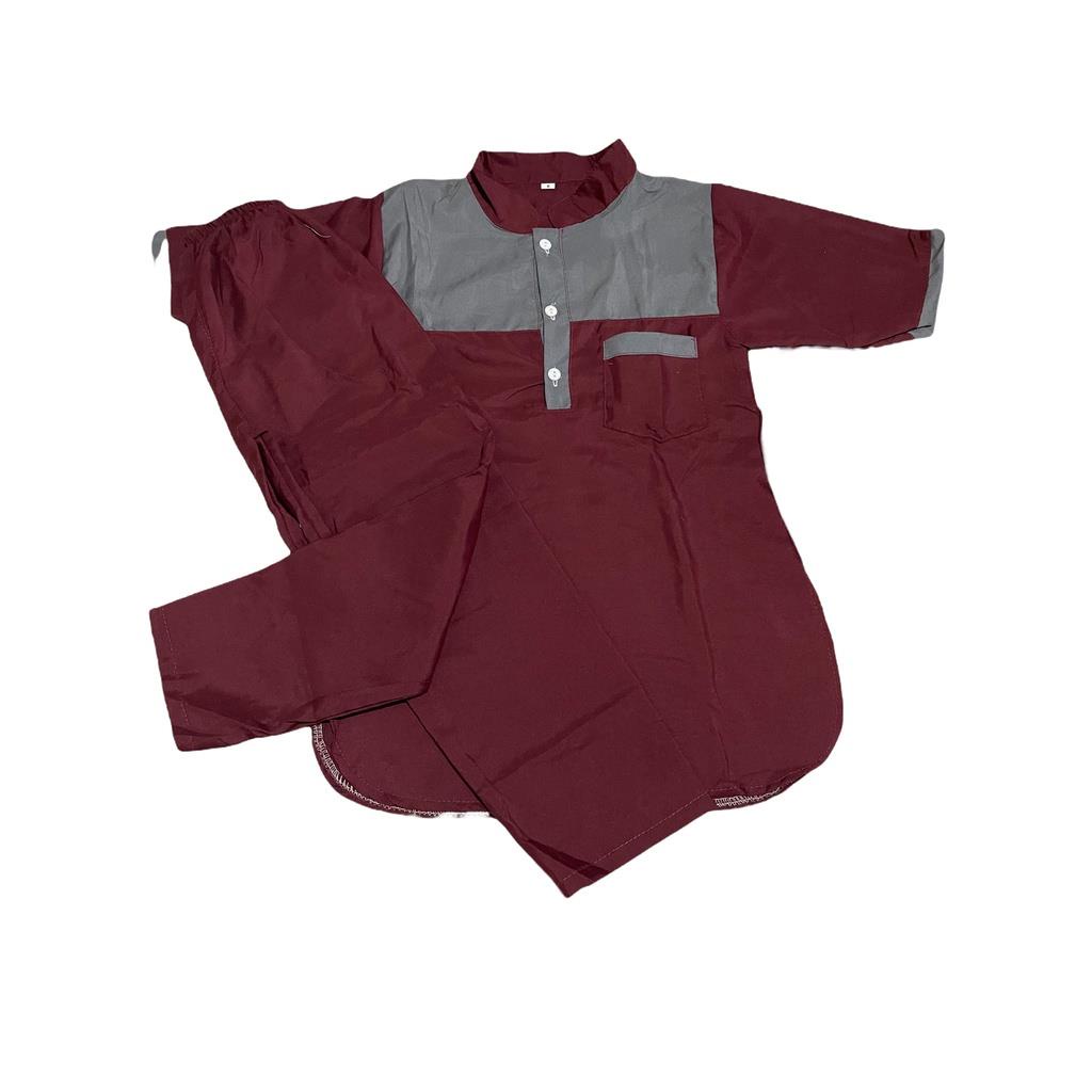 LS 1.163 - Setelan Baju Koko Anak Laki 1-5Tahun Set Baju Ngaji Anak Cowok