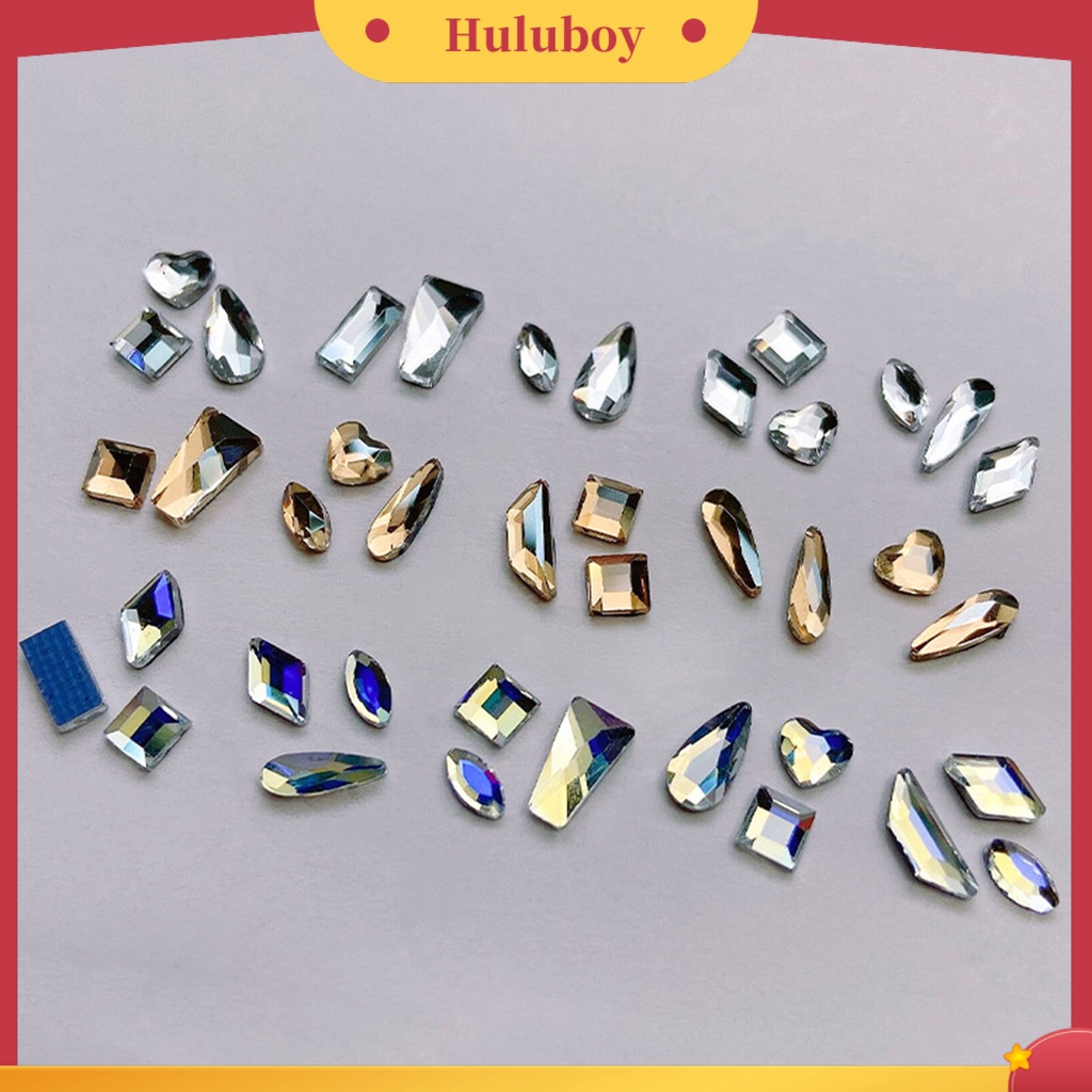 {In Stock} 1pak Pesona Kuku Tiga Dimensi Bersinar Mewah Mudah Diterapkan Pengerjaan Halus DIY Nail Art Tahan Lama 3D Berlian Imitasi Dekorasi Kuku Salon Kuku