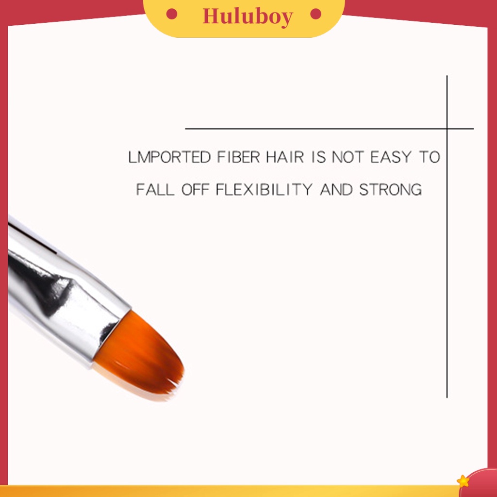 {In Stock} Sikat Pendorong Kuku Dual End Gambar Lukisan Lembut Kepala Brush Extension Bangunan Cepat Painting Builder Untuk Manicure