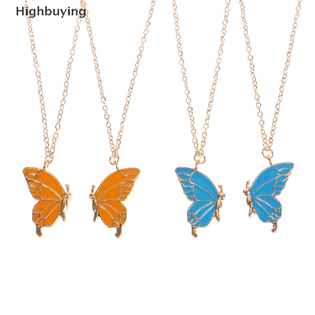 Hbid 1pasang Kalung Liontin Beauty Butterfly Hadiah Istimewah Ibu Anak Glory