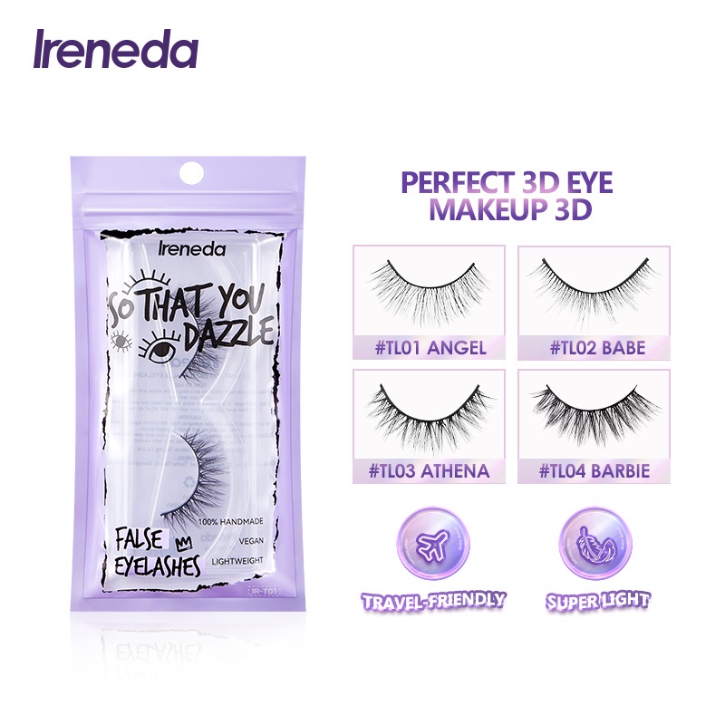 (READY &amp; ORI) IRENEDA So That You Dazzle False Eyelash Bulumata IR-T01