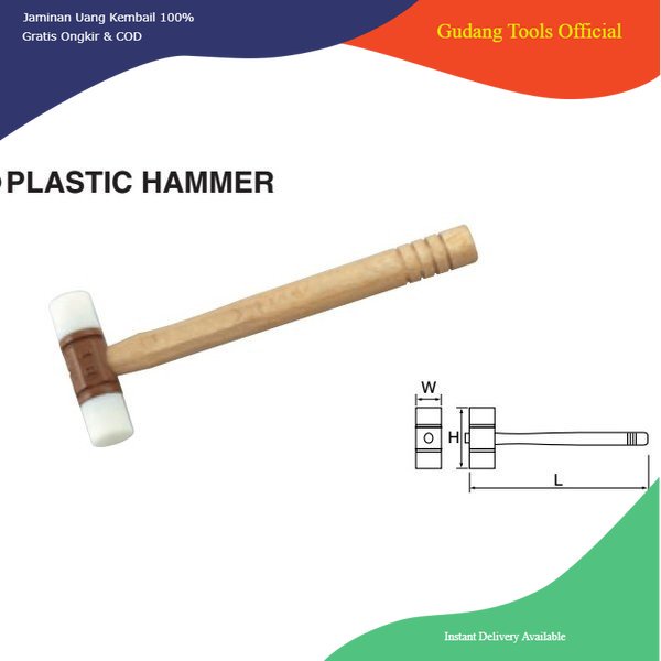 PLASTIC HAMMER / PALU PLASTIK KTC UD8-10