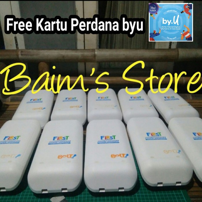 Modem Bolt Titan BL400 dan tutup Unlock Sinyal kencang 4G + adaptor