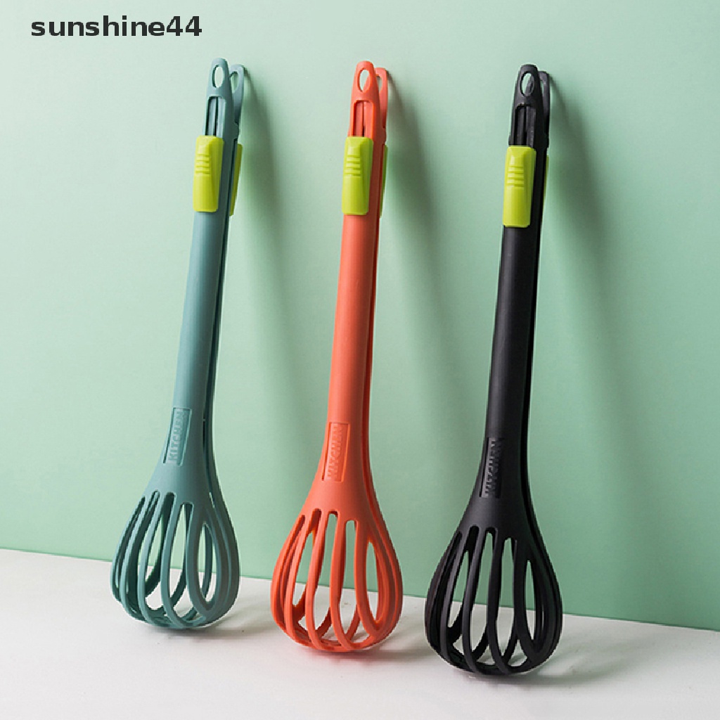 Sunshine 1Pc al Pengocok Telur Egg Milk Whisk Pasta Penjepit Makanan Klip Mixer ID