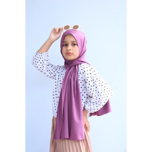 Pashmina Instant Bayi dan Anak 0-6 Tahun - Pastan Jersey Premium Jilbab Anak