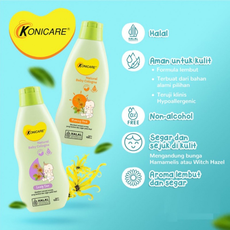 Konicare Natural Baby Cologne Minyak Wangi Bayi - 100 ml