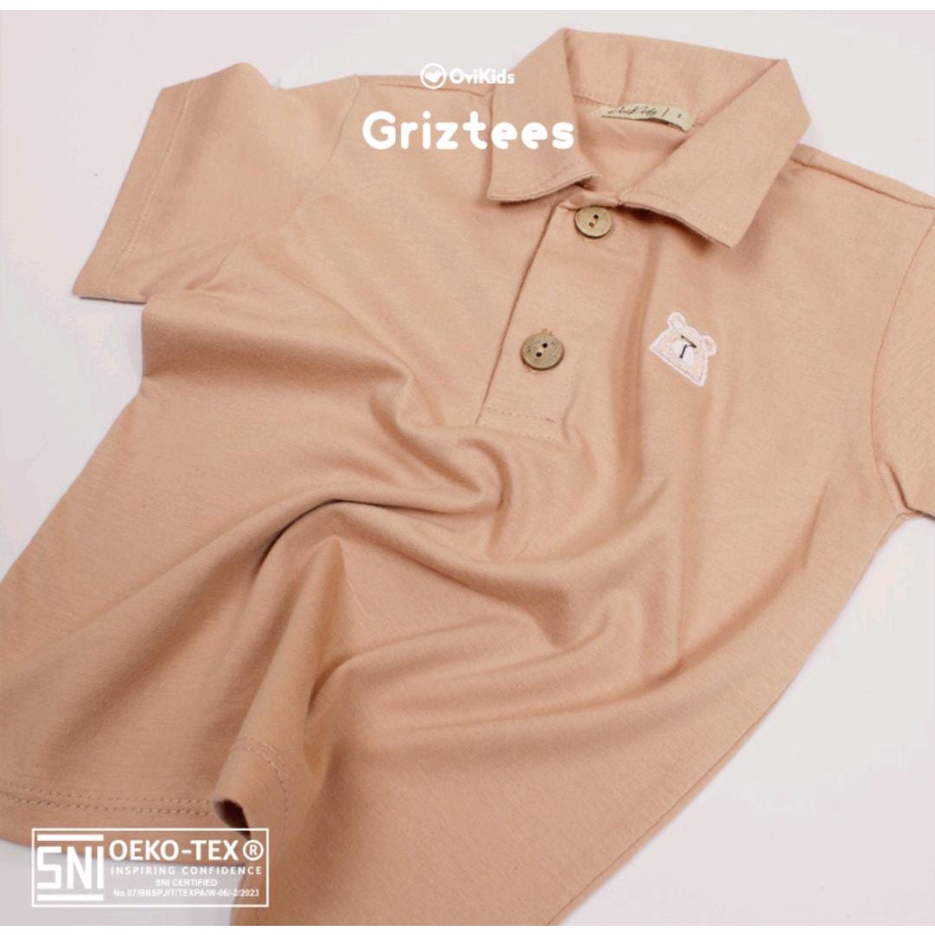 OVIKIDS GRIZTEES / KAOS POLO ANAK LAKI LAKI