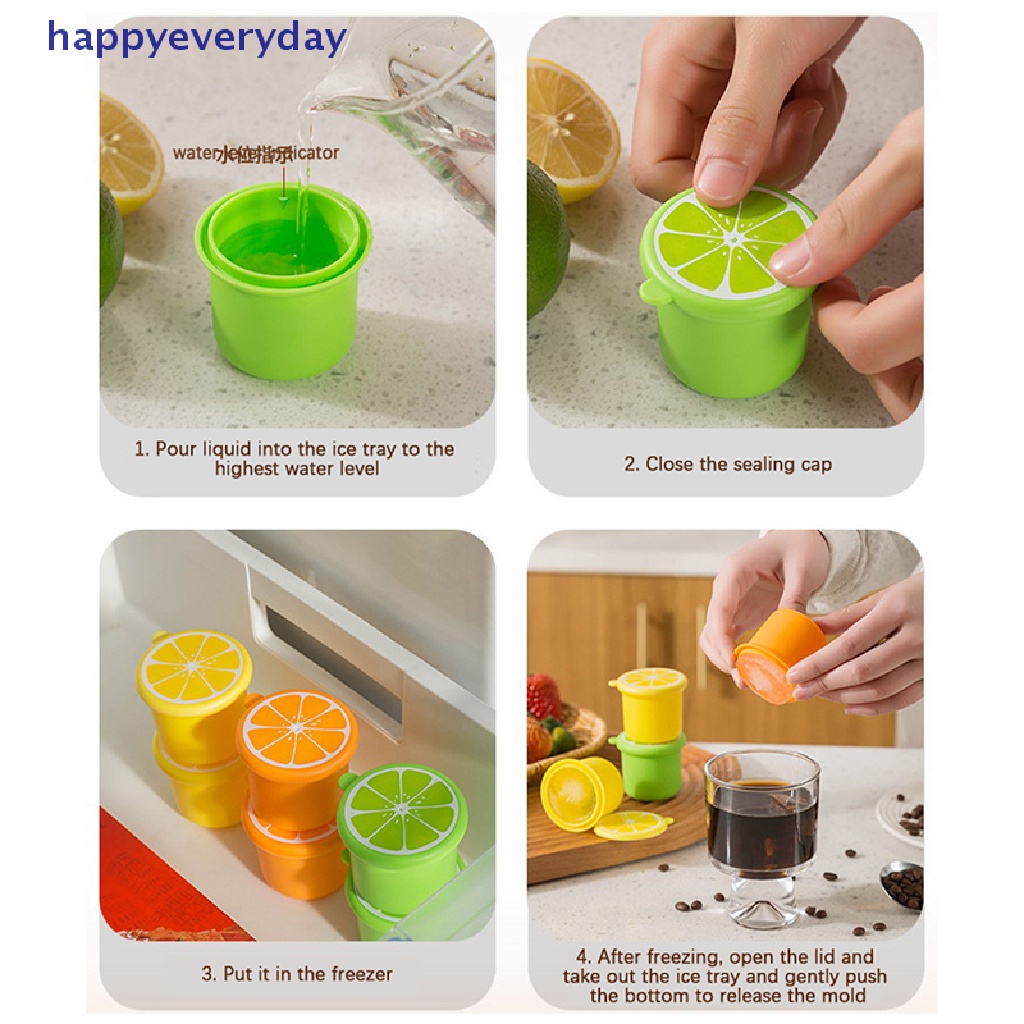 [happy] 1pc Cetakan Es Batu Bola Whiskey Ice Maker Ice Tray Alat Pembuat Pentol Cepat [ID]