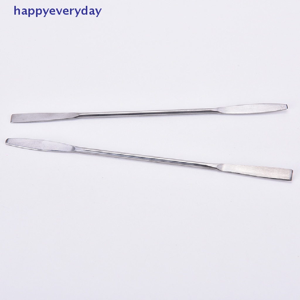 [happy] 1pcs Wanita Stainless Steel Nail Art Makeup Palette Spatula Nada Batang Alat Kecantikan [ID]