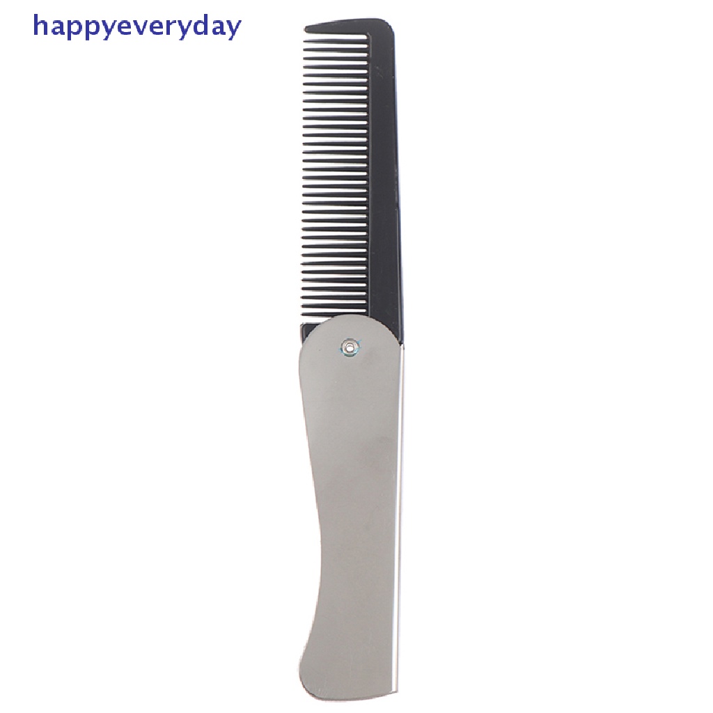 [happy] Sikat Sisir Rambut Portable Foldable Massage Hair Comb Alat Penata Rambut Lipat [ID]
