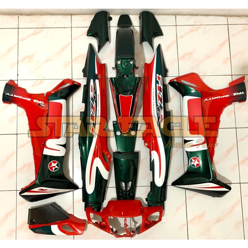 Body set bodi f1zr fizr fiz r Caltex hijau