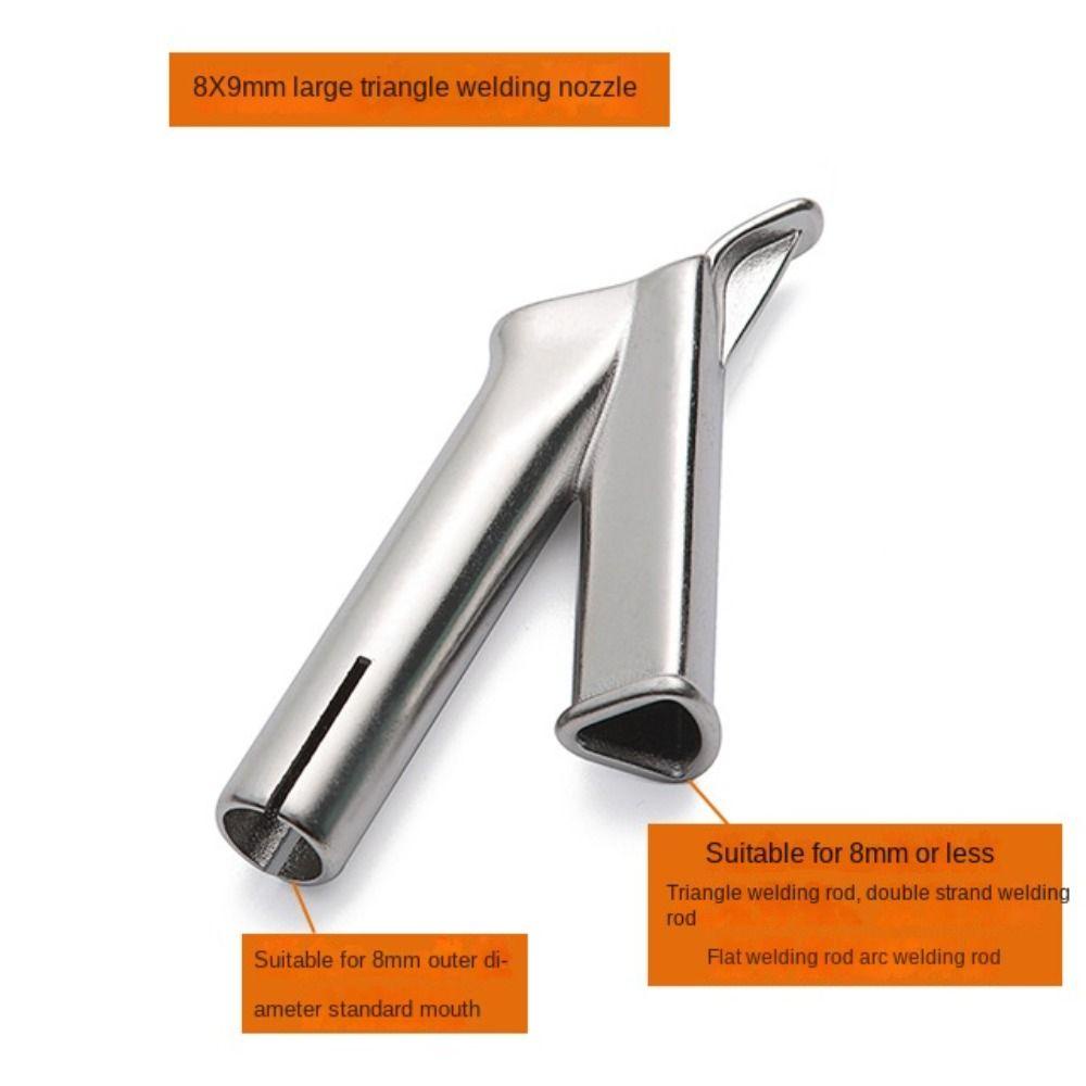 Nanas Vinyl PVC Plastic Blowe Tahan Panas Solder Las Alat Perbaikan Las Blower Pengering Rambut Hot Air Torch Head Welding Tool