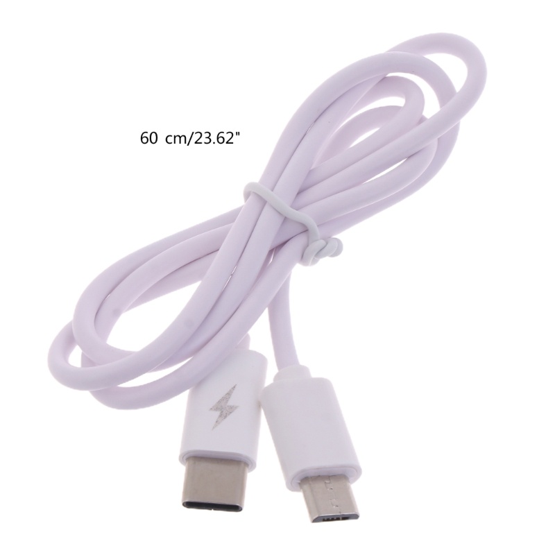 Zzz Type-C Ke Micro USB Cable Fast-C Charging Adapter Untuk Hardisk Disk OTG Kabel Charger Handphone DataTransfer Conne