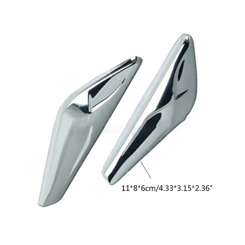 Sun Lightweight Front Side Fender Chrome- Trim Finisher Ganti 51117338570 51117338569 Cocok Untuk X3 F25 X4 F26- 13-1