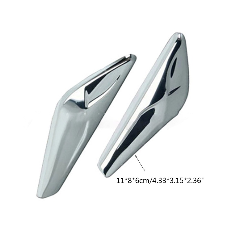 Sun Lightweight Front Side Fender Chrome- Trim Finisher Ganti 51117338570 51117338569 Cocok Untuk X3 F25 X4 F26- 13-1