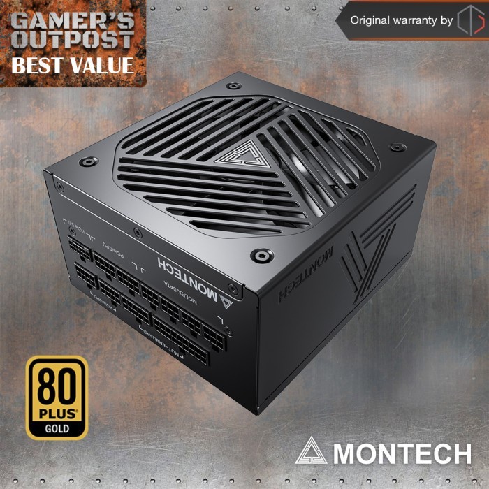 MONTECH TITAN GOLD 1000W 80 Plus Gold Fully Modular PCIe 5.0 ATX PSU