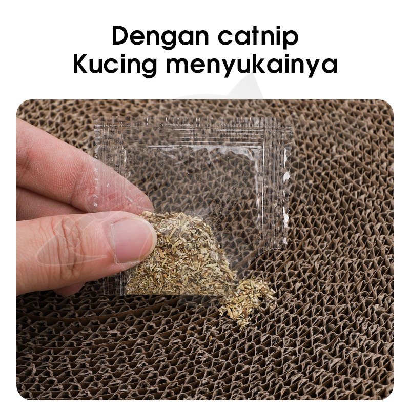 Cat Scratcher Box Cakaran Kucing Garukan Kucing Besar Jumbo Papan Garukan Kucing Mainan Kucing