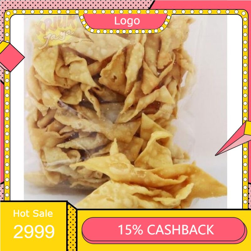 

Keripik Pangsit Bawang Gurih Renyah Asli Bandung 1Kg