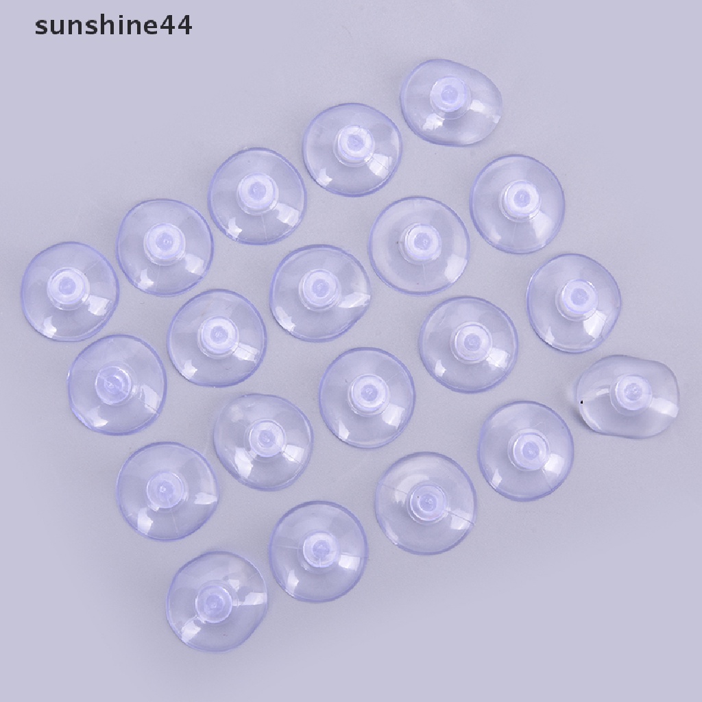 Sunshine 20PCS/Lot Vacuum Cup Suction Cups Untuk Pad Pasg 20mm Kamar Mandi Kepala Jamur ID