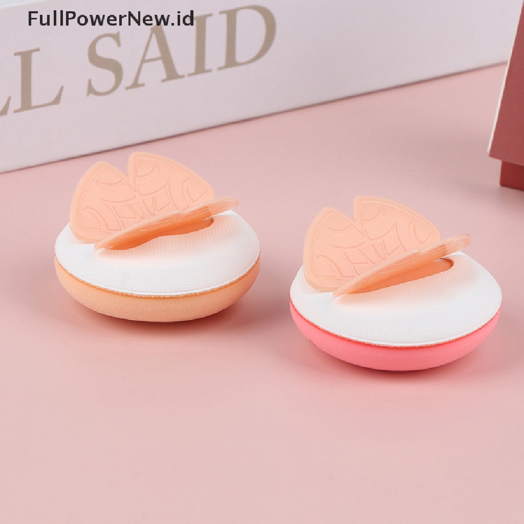 Power 2Pcs Butterfly Makeup Sponge Bantalan Wajah Wajah Halus Powder Puff Aplikator ID