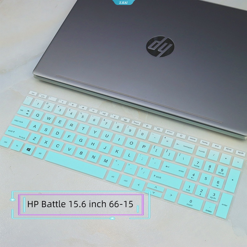 Cover Keyboard Laptop Untuk Model HP Battle 15.6 Inch 66-15 Silikon Anti Air Pelindung Kulit Penutup Debu Laptop [ZK]