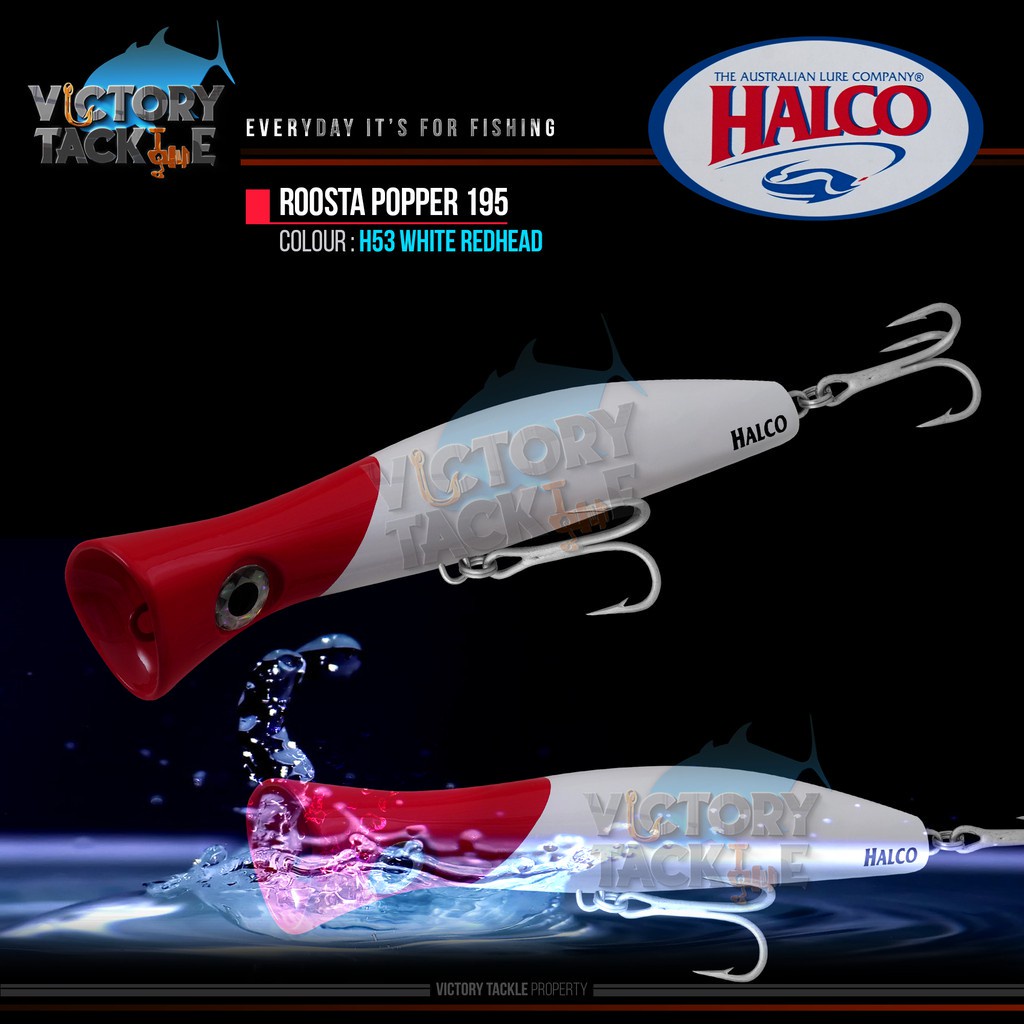 Umpan Pancing HALCO ROOSTA POPPER 195 HAYMAKER 117 GRAM