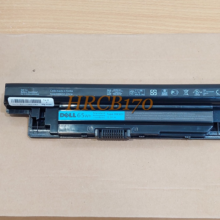 Baterai Laptop Dell (MR90Y) 11.1V 65Wh Vostro 2421 2521 14 3446 E3446 Series -HRCB