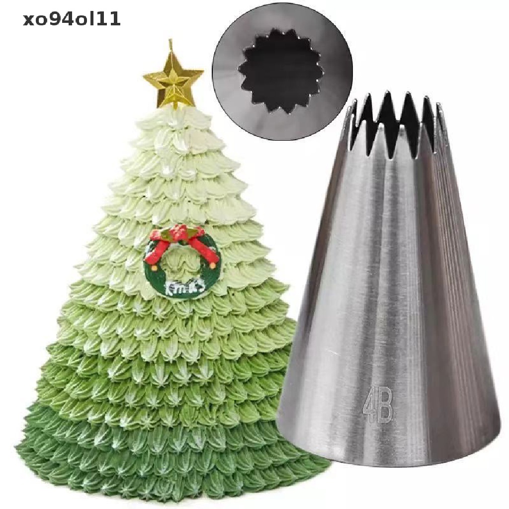 Xo 4B# Icing Piping Nozzle Nozel Pastry Tips Cookies Kue Decorag Tools OL