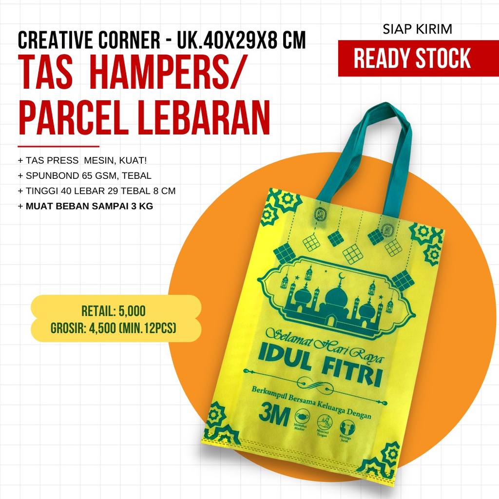 GROSIR Tas Hampers Parcel Lebaran Super Kuat (TERMURAH)