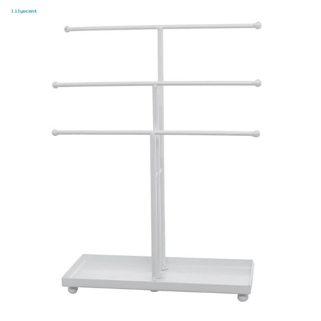 Lilyscent Wide Aplikasi Jewelry Display Stand Penggunaan Rumah Tangga T shaped Jewelry Display Stand Mudah Dirakit