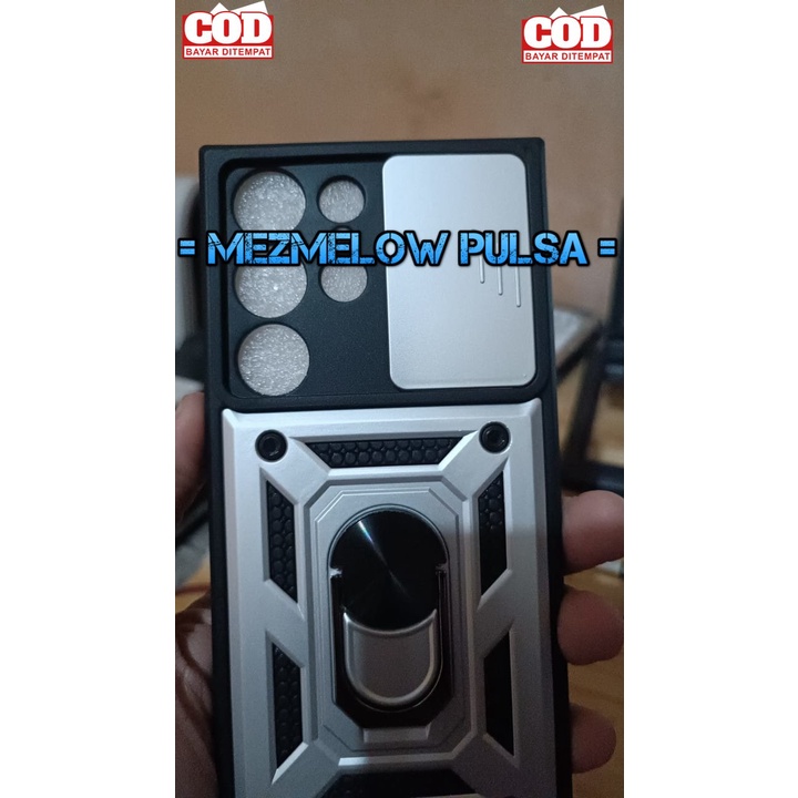 Casing Hard Case Magnet Sliding Pelindung Camera Stand Case Armor Casing SAMSUNG S23 ULTRA