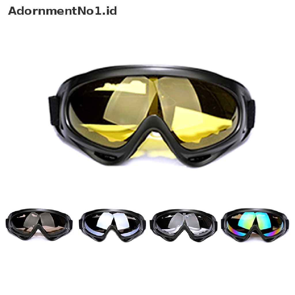 [AdornmentNo1] Kacamata Motocross Helm Goggles Ski Sport Gafas Untuk Motor Motor Motor Trail ATV [ID]