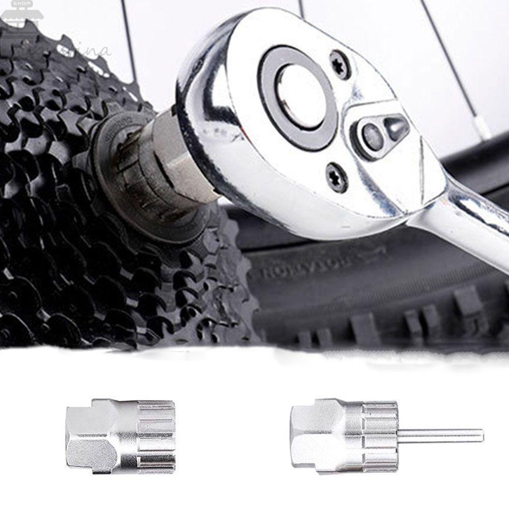 Penghilang Kaset AUGUSTINA Freewheel Soket Perawatan Bersepeda Aksesoris Sepeda Gunung Pelepas Freewheel