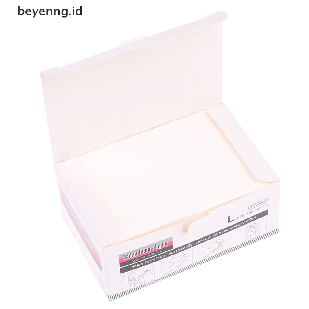 Beyen 1000Pcs Perm Kertas Profesional Rumah DIY Hair Curling Paper Perming Rambut Salon ID