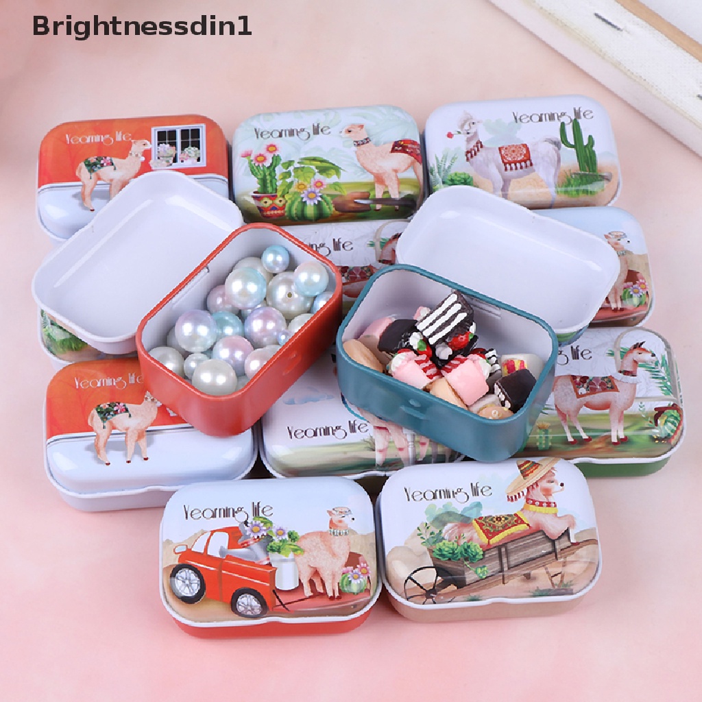 [Brightnessdin1] Yangtuo mini box Sealed jar packing Kotak Perhiasan candy box Penyimpanan Kecil Butik