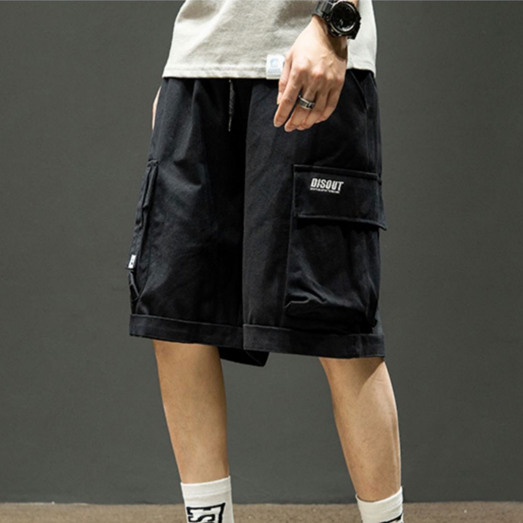 2023 NEW ARRIVAL CARGO SHORTS MEN'S SUMMER JAPANESE FASHION BRAND PANTS MEN'S LARGE SIZE