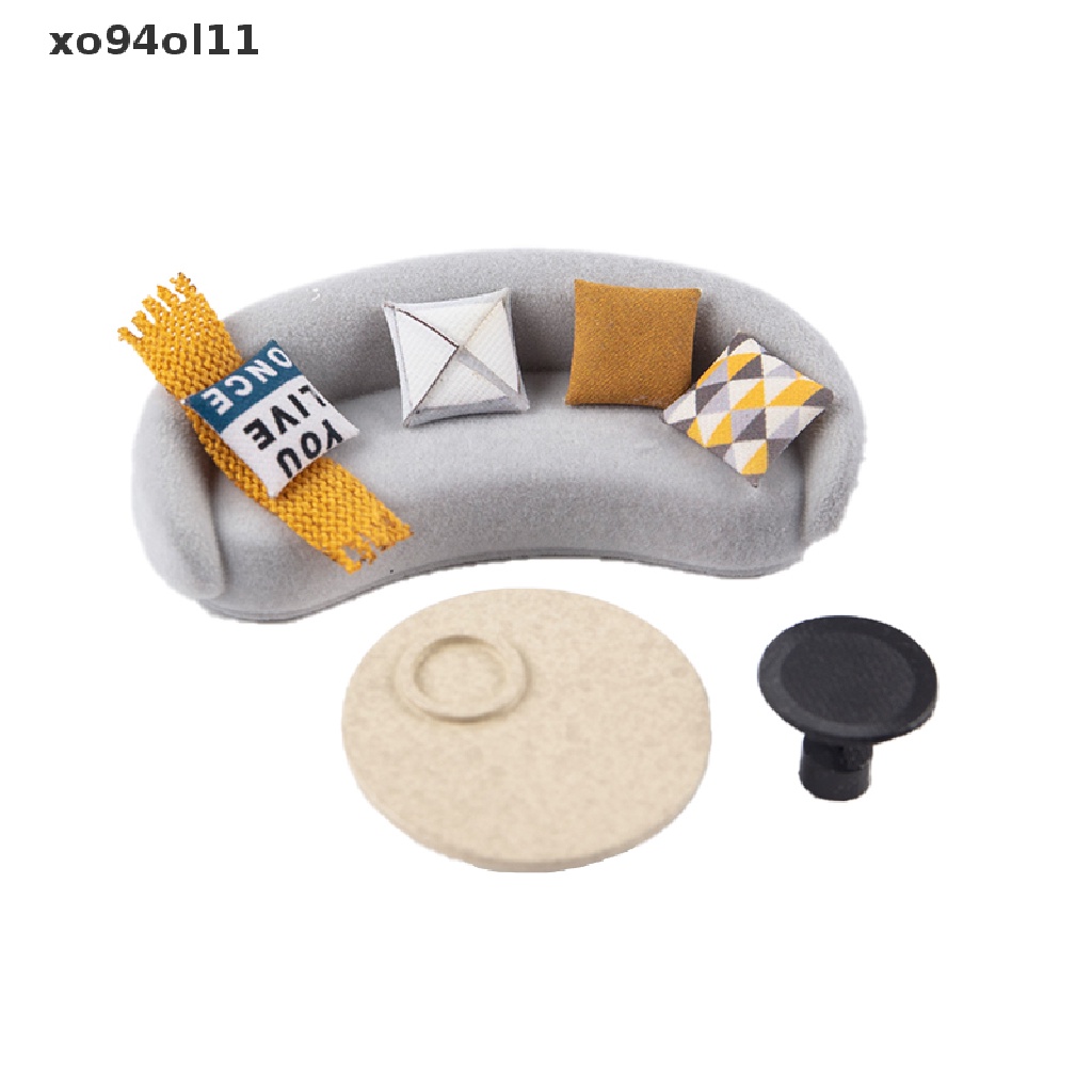 Xo Rumah Boneka Miniatur Furniture Sofa Kursi Meja Kursi Dekorasi Rumah Boneka DIY OL