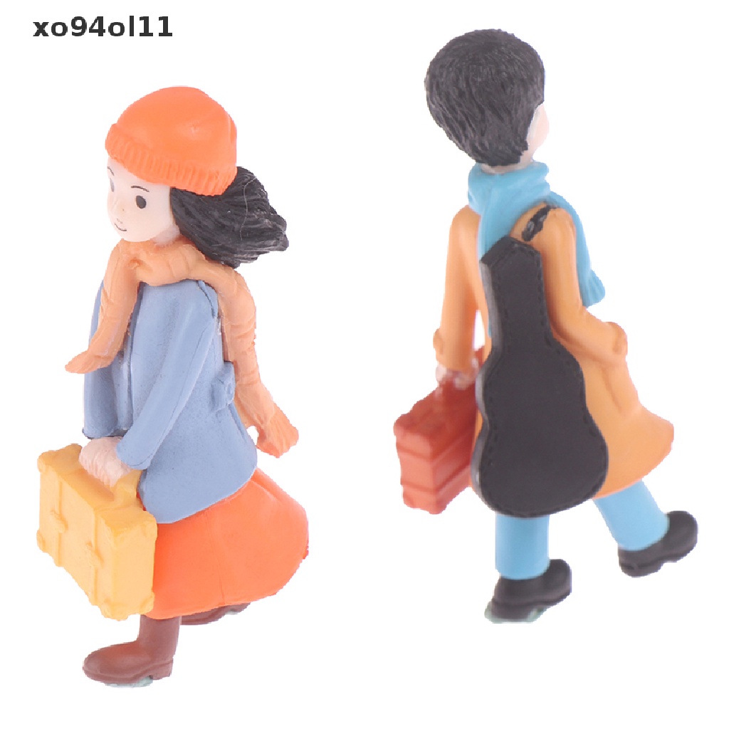 Xo Travel Couple DIY Mini Miniatur Taman Peri Dekorasi Rumah Boneka Lanskap Mikro OL