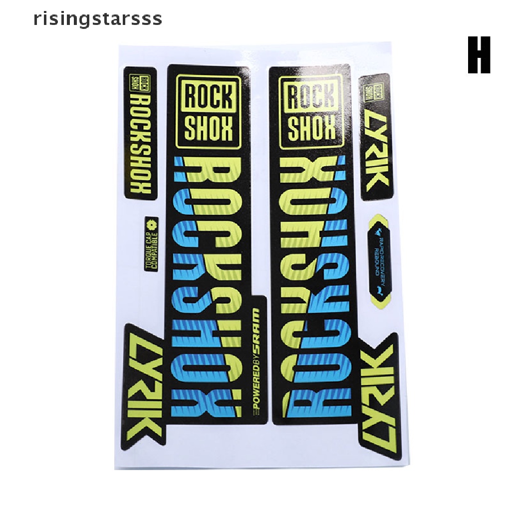Rsid Span-new Stiker Garpu Depan Sepeda Gunung Front Shock Absorber Change Sticker Anti Air Jelly