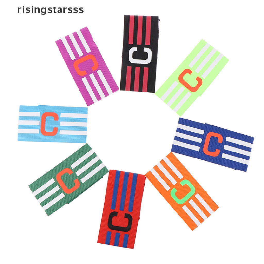 Rsid Span-new Football Captain Armband Tim Sepak Bola Captain Band Arm Training Sepak Bola Ban Lengan Jelly