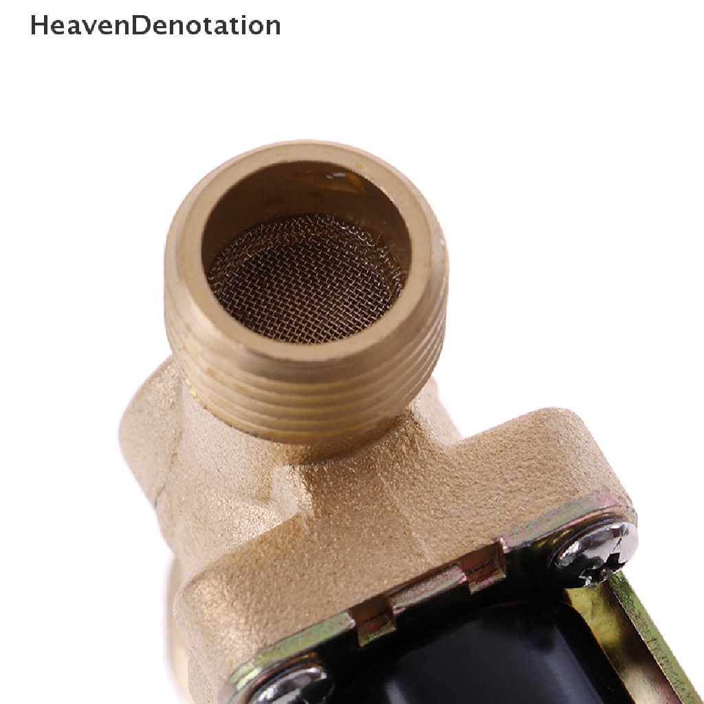 [HeavenDenotation] G1/2 ''Kuningan Katup Solenoid Listrik DC 12v 24v AC220v Untuk Pemanas Air Tenaga Surya HDV