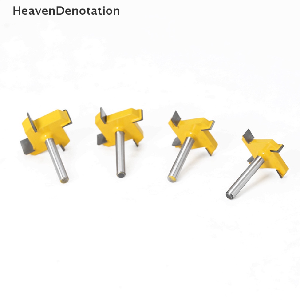 [HeavenDenotation] 6mm Shank Flush trim bit Z4 Milling Straight Edge Slotg Milling Cutter HDV