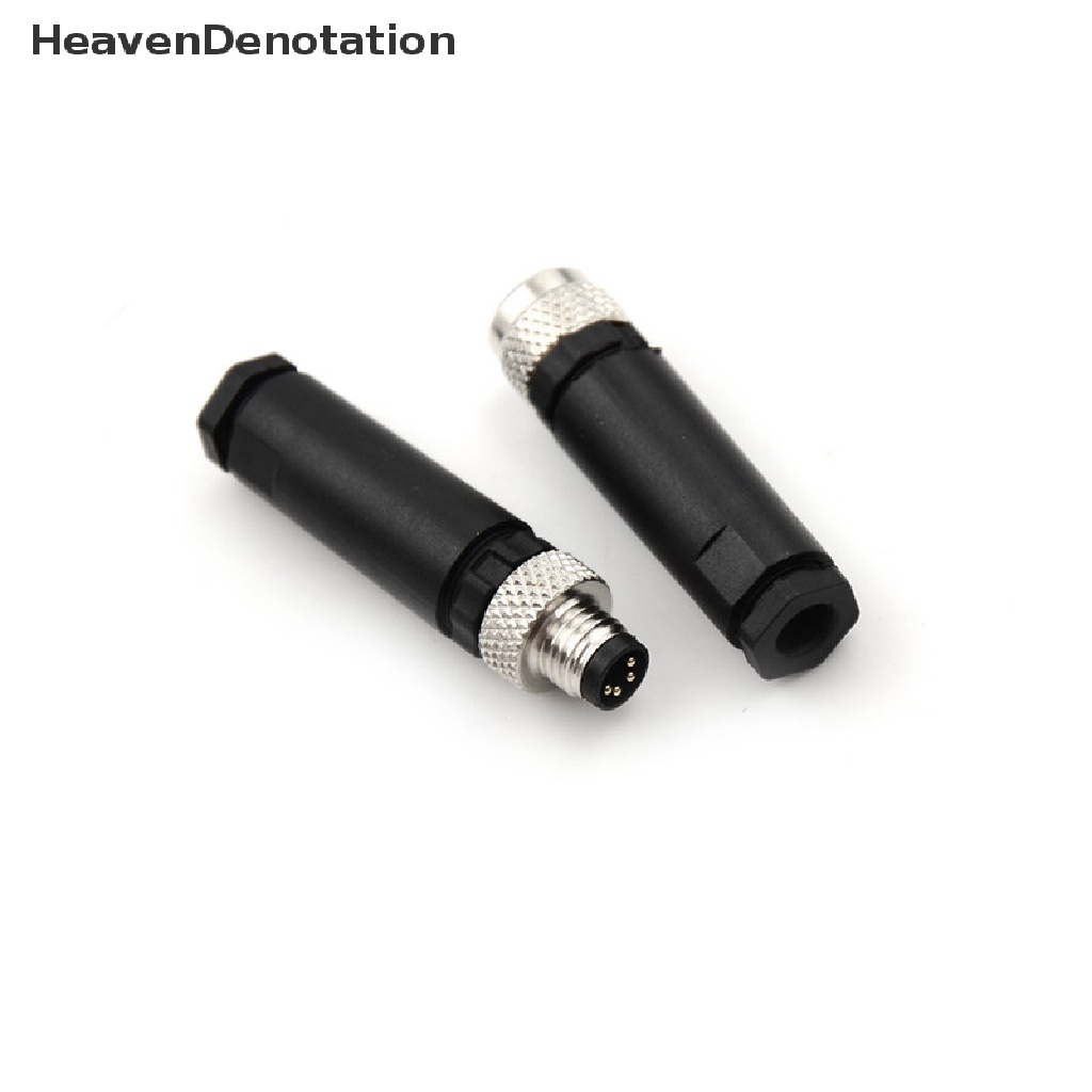 [HeavenDenotation] Konektor Sensor M8 Male Female Skrup Ulir Plug Coupling 3kabel 4pin A type HDV