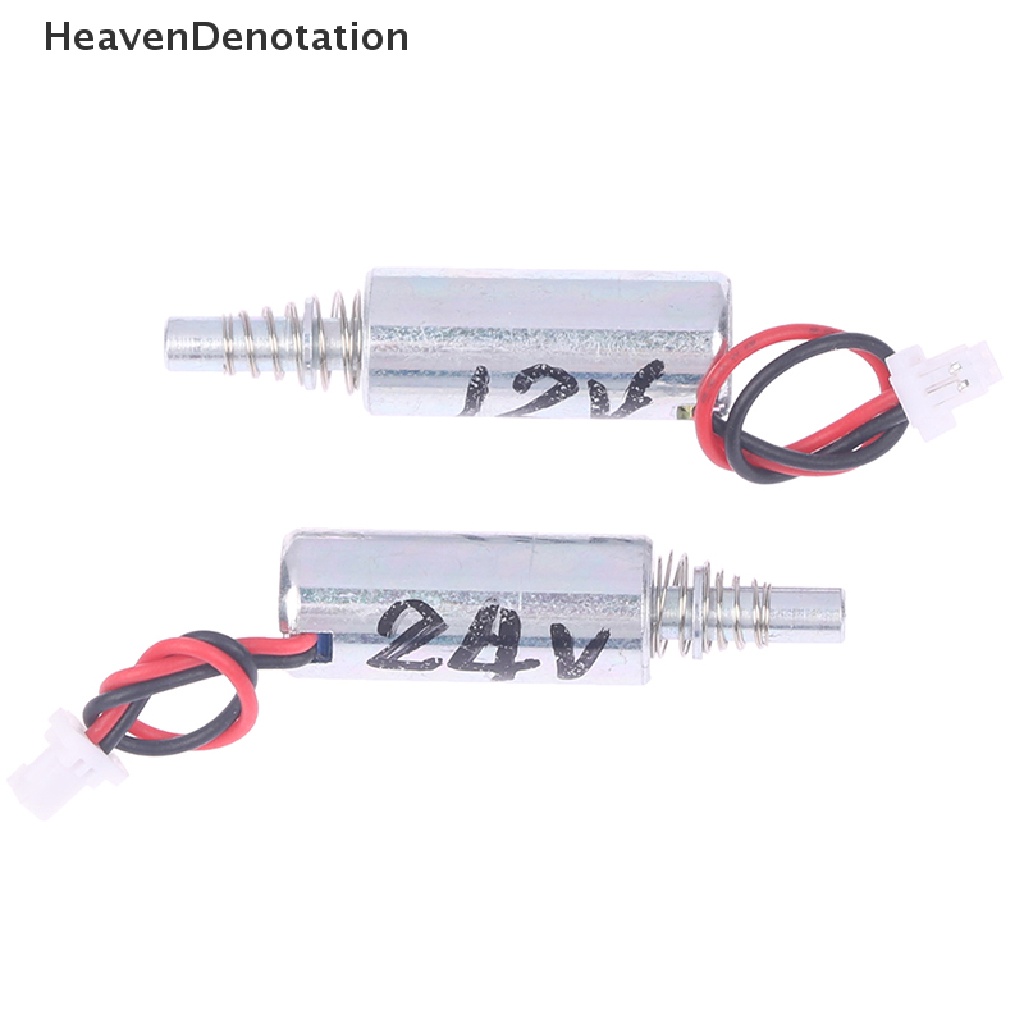 [HeavenDenotation] Dc 3V 5V 6V 9V12V 24V Kecil 8MM Silinder Hisap Inhalasi Solenoid Elektro Stroke 5mm Untuk Kunci Sidik Jari HDV