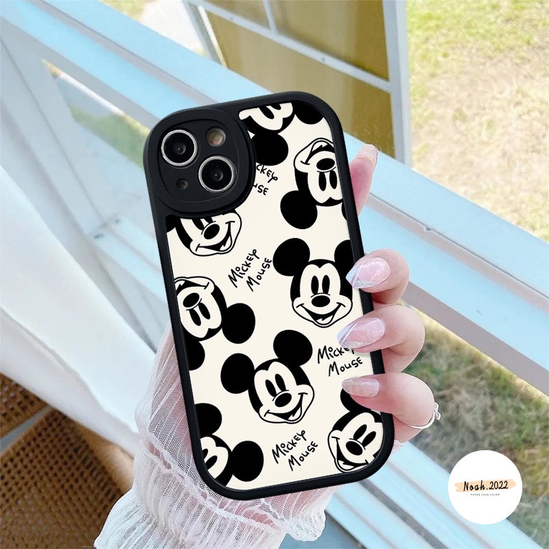 Soft Cute Couples Tpu Silicon Case Infinix Hot 11s 9 10T 11 10 10s Play Smart 6 5 Hot 10 Lite 10s 10T 11 11s Note 8 Cartoon Mickey Mouse Back Cover