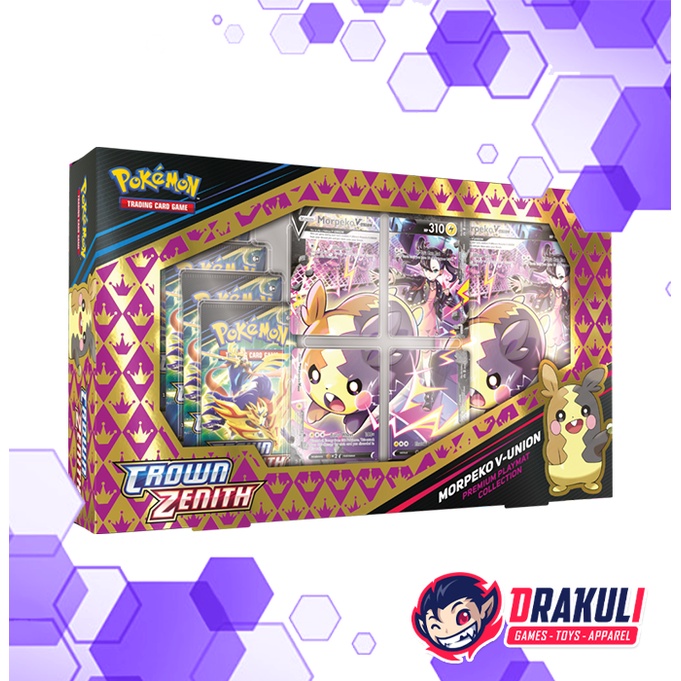 Drakuli Hobbies TCG Pokemon Crown Zenith Morpeko V Union Box