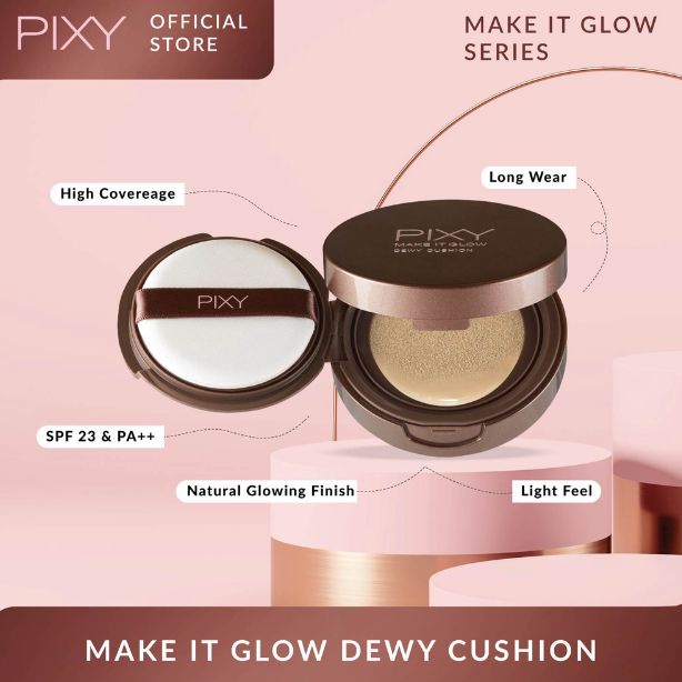 PIXY Make It Glow Dewy Cushion 101 Light Beige